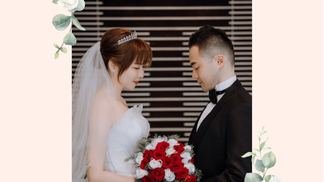 柏霖與郁汶的婚紗照